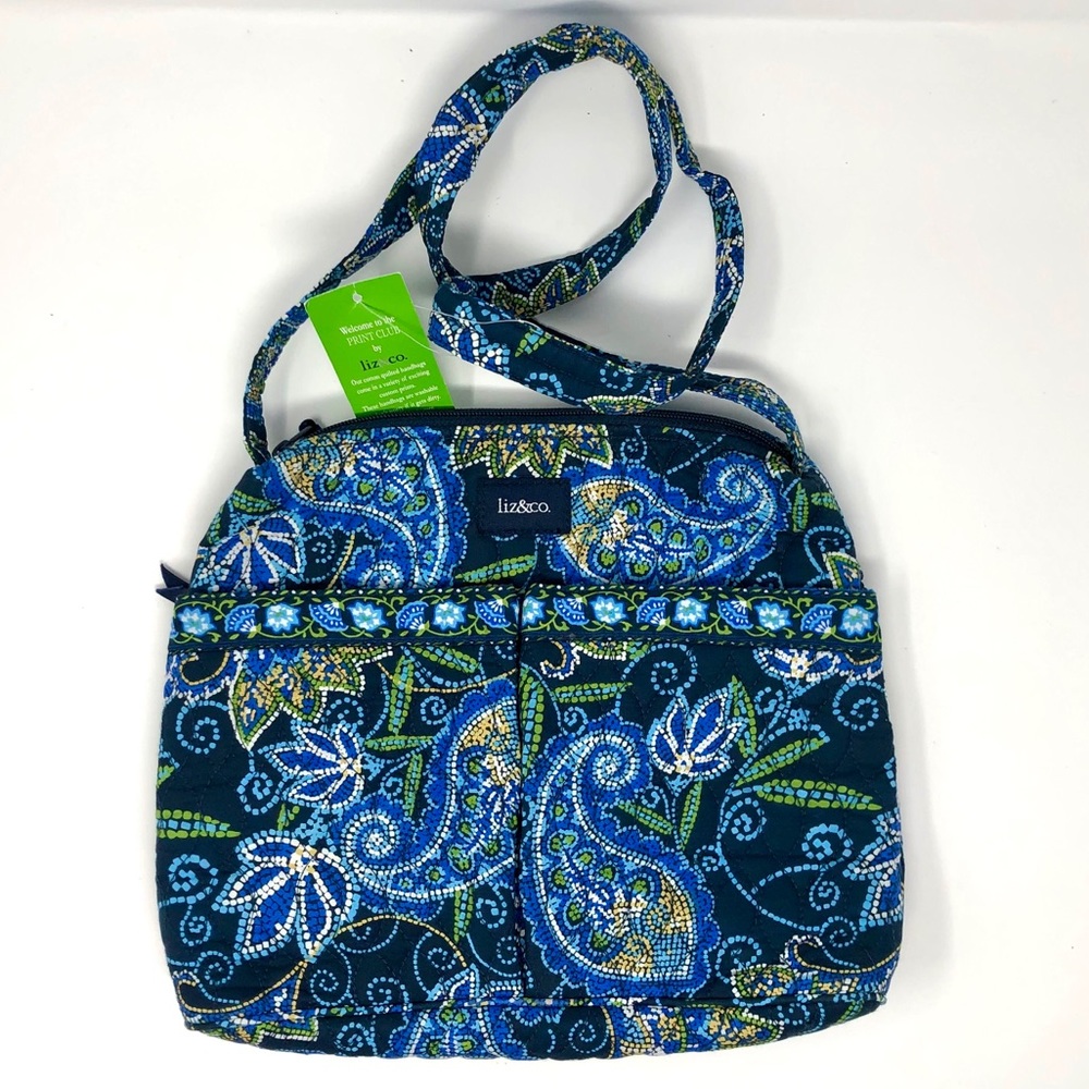 LIZ & CO COTTON CROSSBODY BAG